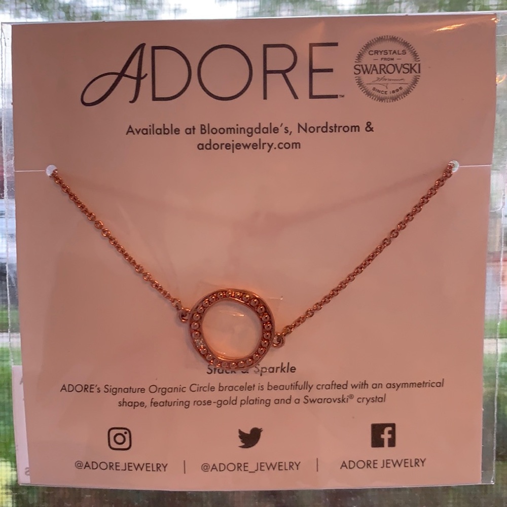 Rose gold necklace